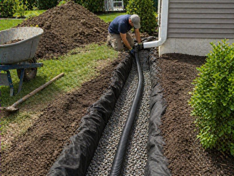 Landscaping Drainage Installation in Birmingham, AL